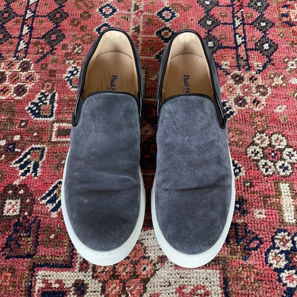 Paul Stewart Suede Slip-On Sneakers